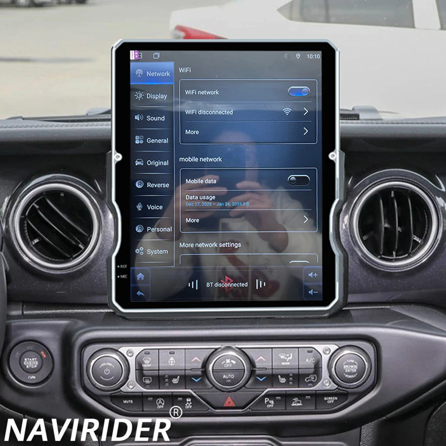 For Jeep Wrangler JL Gladiator Pickups JT 2018-2023 Android Car Radio Multimedia Video Car