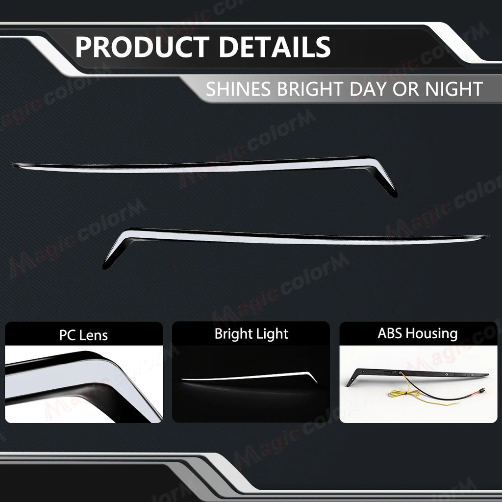Car Engine Hood Front Bumper DRL For Toyota Corolla 2019 2020 2021 2022 2023 2024 2025 LED | AUTOKITSHOP