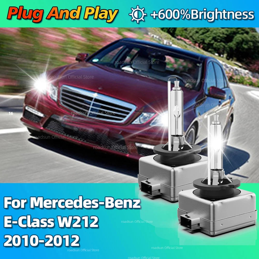 High Quality 35W HID Xenon Bulb For Mercedes-Benz E-Class W212 2010 2011 2012 D1S 6000K Ca