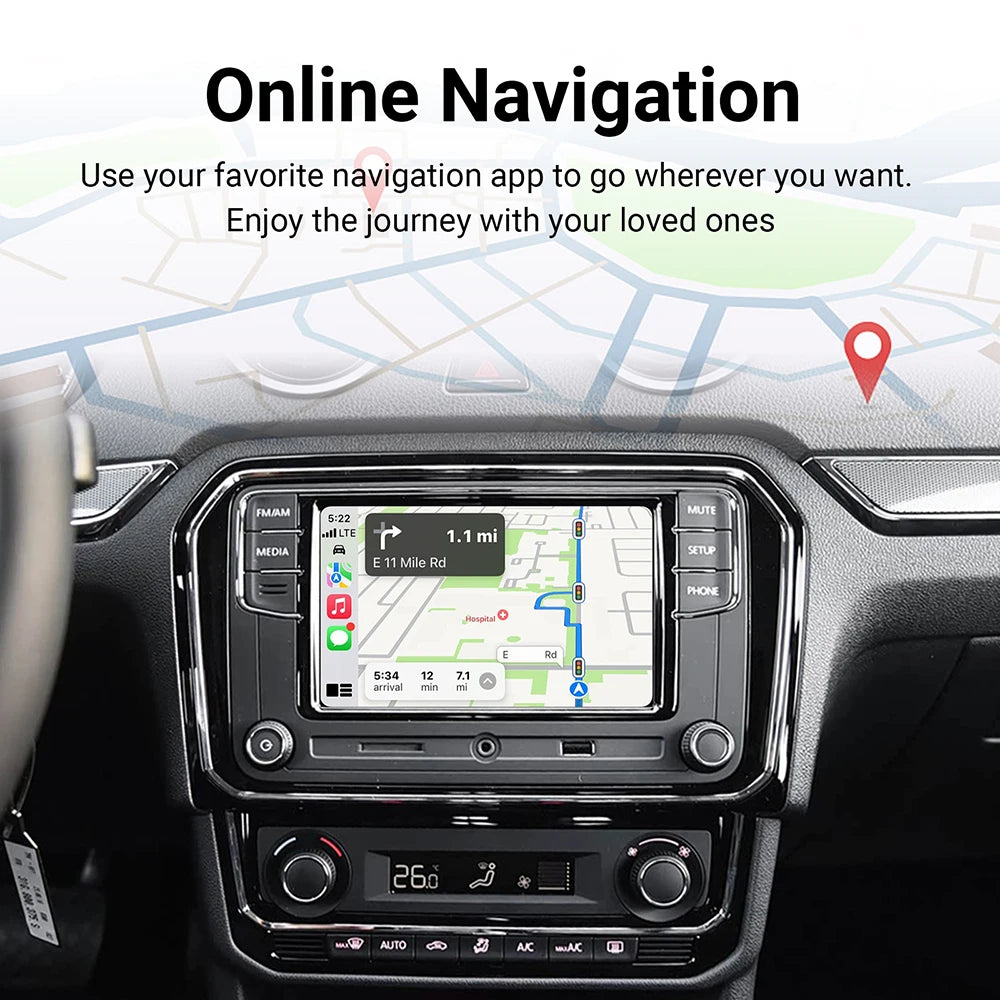 Wireless Carplay Android Auto For Mercedes Benz GLA CLA GLK SLK CLS W204 W176 W246 X204 C1 | AUTOKITSHOP