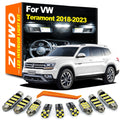 ZITWO 10Pcs Car Accessories For VW Volkswagen Teramont 2018 2019 2020 2021 2022 2023 LED Bulb In - Canbus LED Car Light