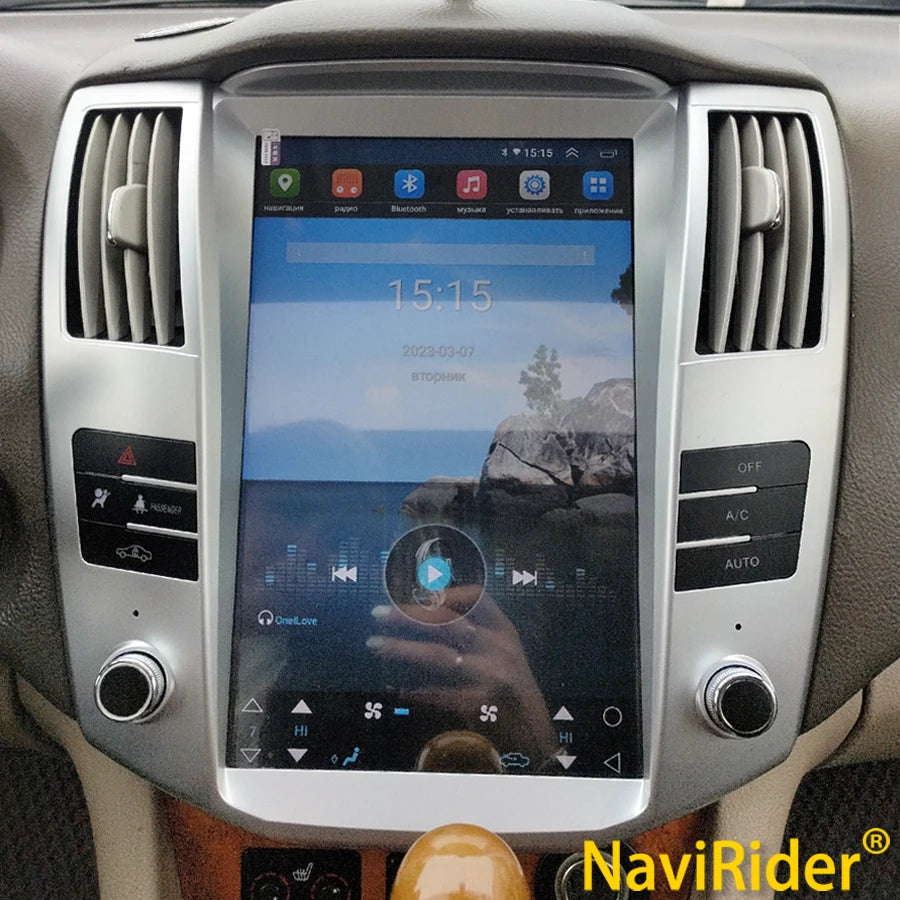 12.1inch Screen Android Car Radio For Lexus RX300 RX330 RX350 RX400 For Toyota Harrier GPS