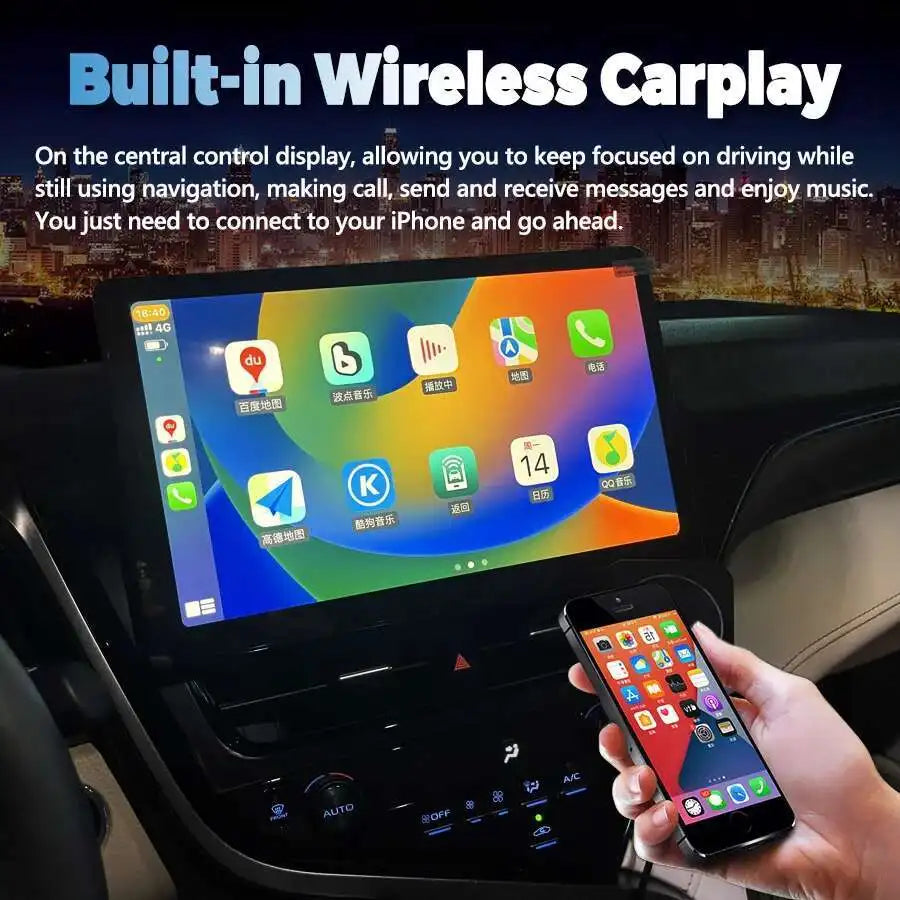 12.8inch For Toyota Camry 2022 2021 Car Radio Android 13 Screen Multimedia Video Player GP