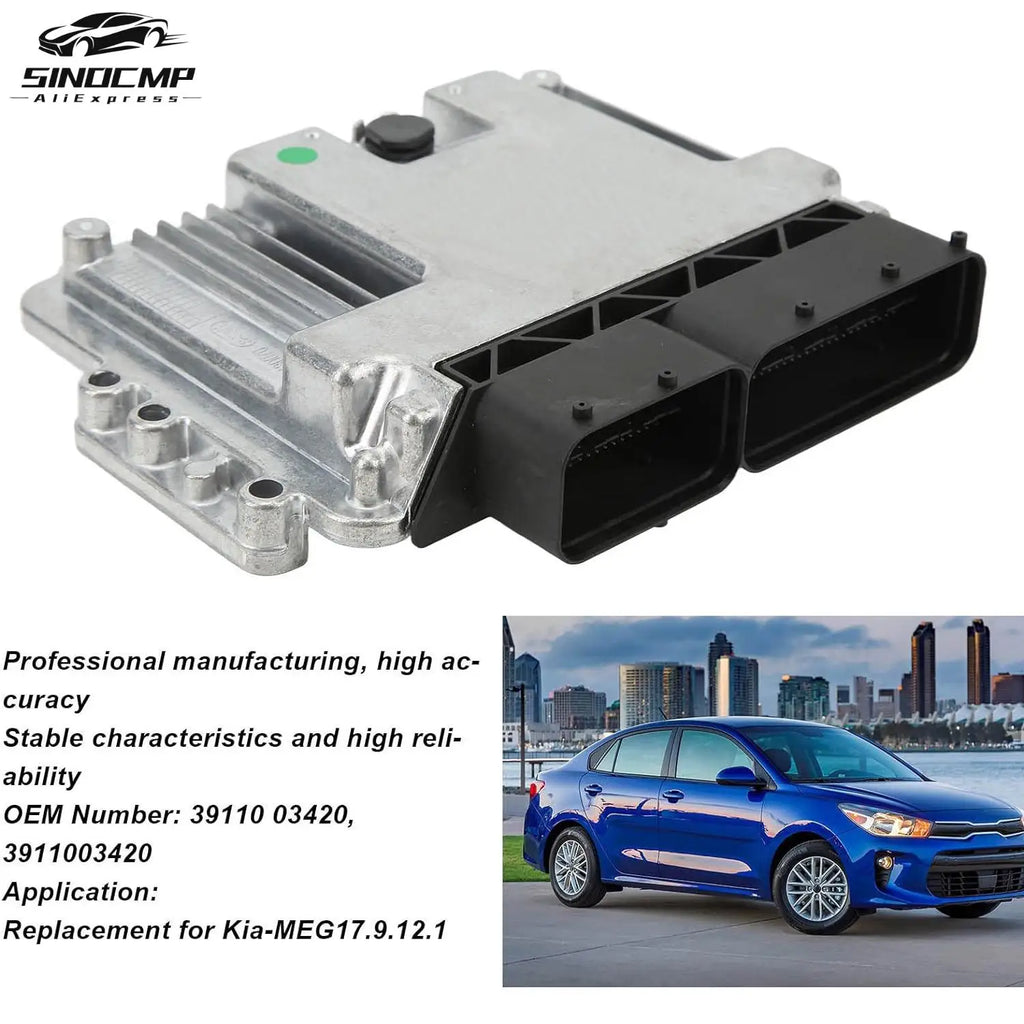 Engine Computer Board ECU A04 3911003420 39110-03420 For KIA -MEG17.9.12.1 Engine Componen
