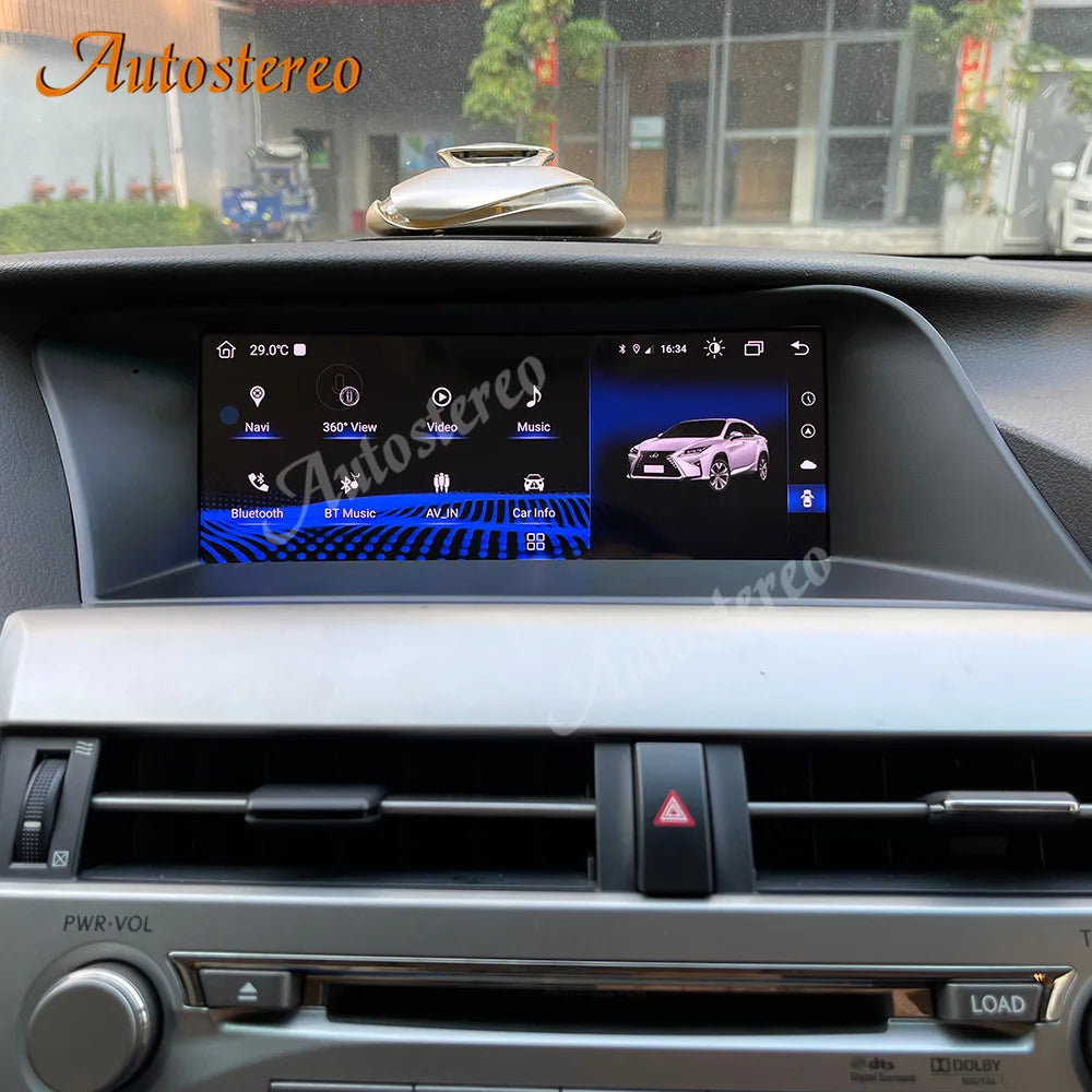 Dual System 10.25 Carplay Android 13 For Lexus RX350 RX400 Car GPS Navigation Auto Stereo