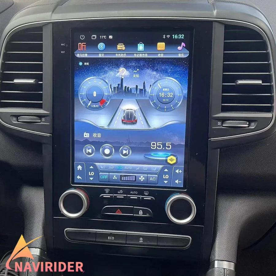 For Renault Megane 4 Samsung Koleos Talisman 2017-2019 Car GPS Radio Navigation Video Play
