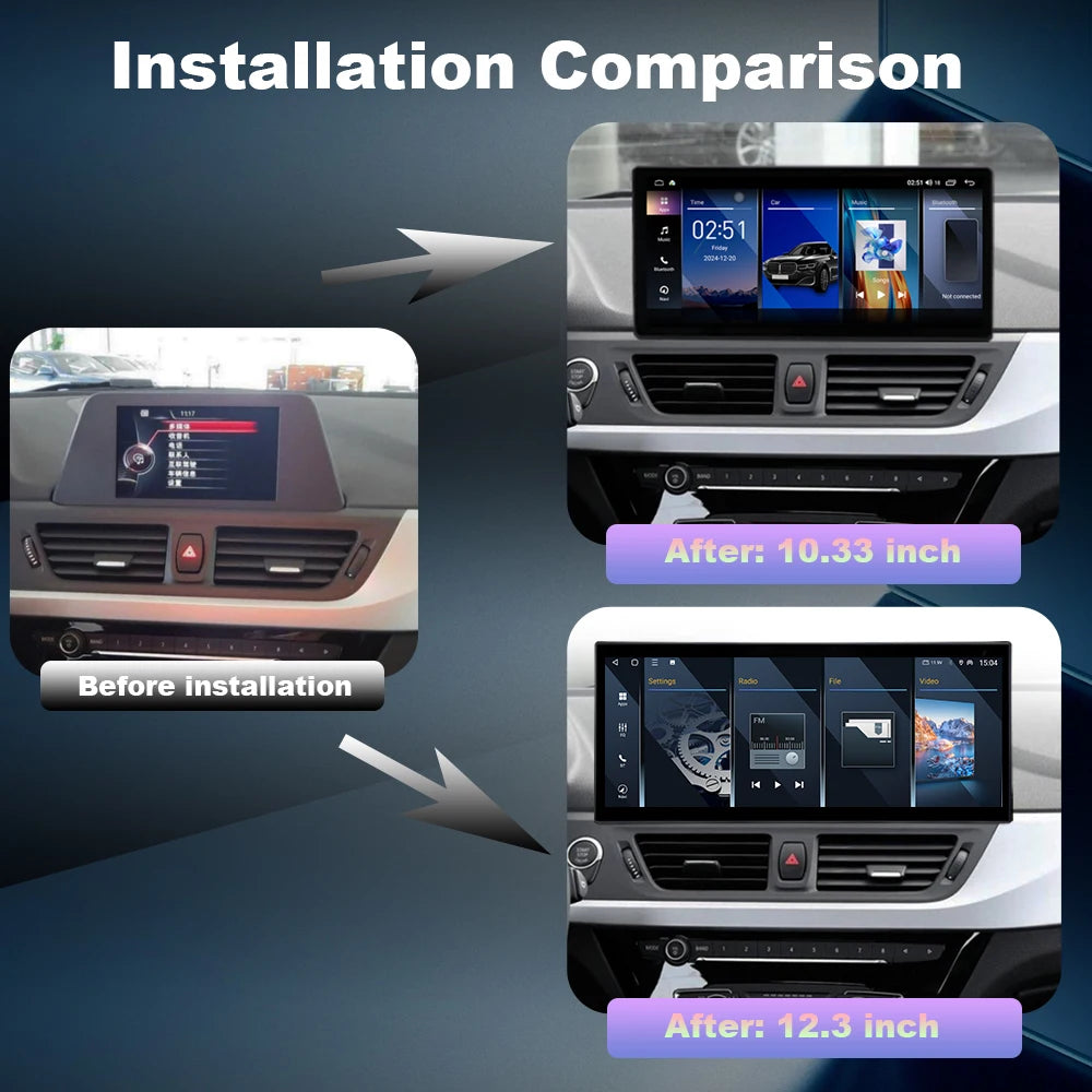Wireless Carplay Navi GPS car accessories For BMW 1 Series F20 F21 F22 F23 2016-2019 Andro