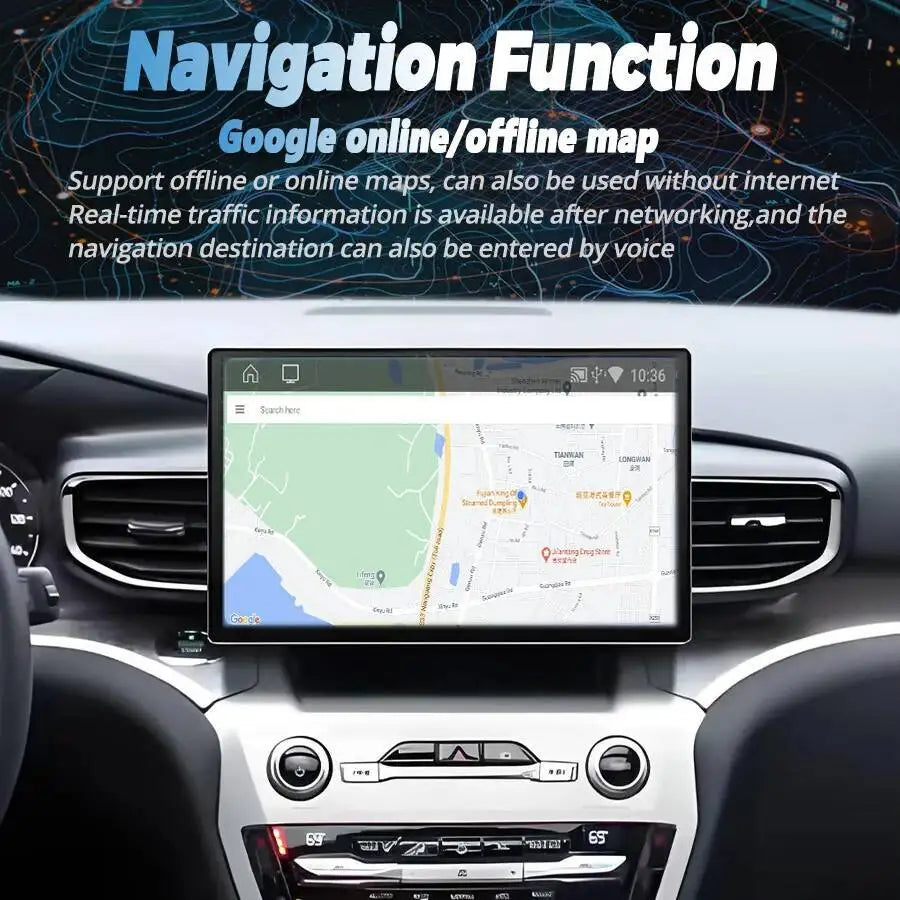 12.5" Screen Auto Car Radio For Ford Explorer 2021-2025 Multimedia Video Player Android Ca | AUTOKITSHOP