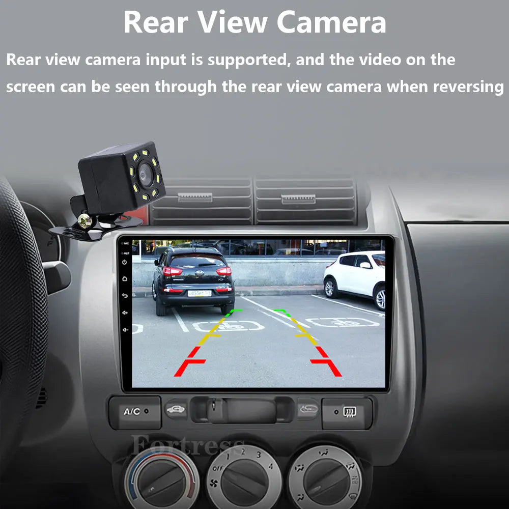 For Honda Fit Jazz City 2002-2007 Car Radio Android 16 Carplay Navigation GPS Stereo Head