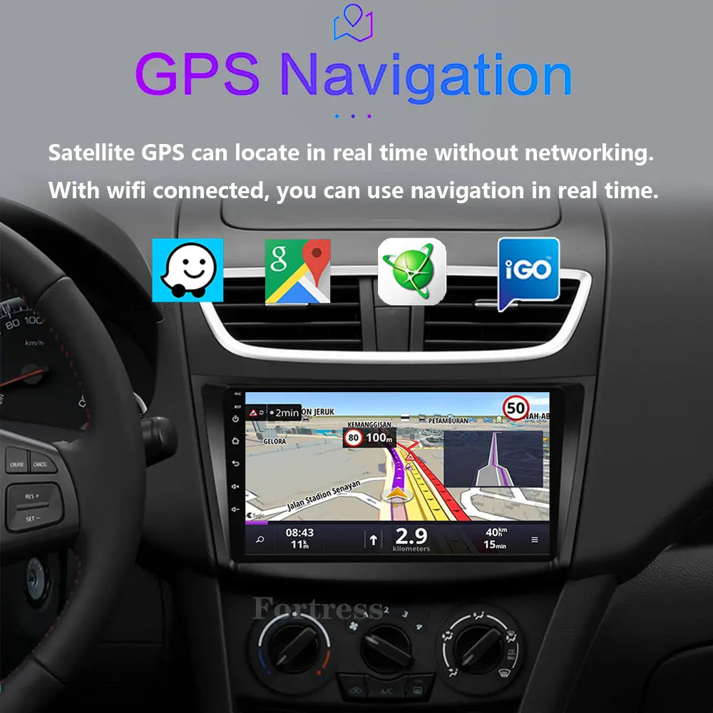 Android 16 For Suzuki Swift 4 2011 2012 2013 2014 2015 Wireless Android Auto Carplay Car R