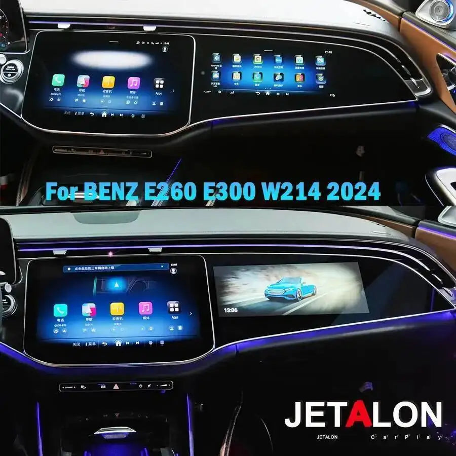 Android Screen For Mercedes BENZ E Class E260 E300 W214 2024 Multimedia Player Car Co Pilo