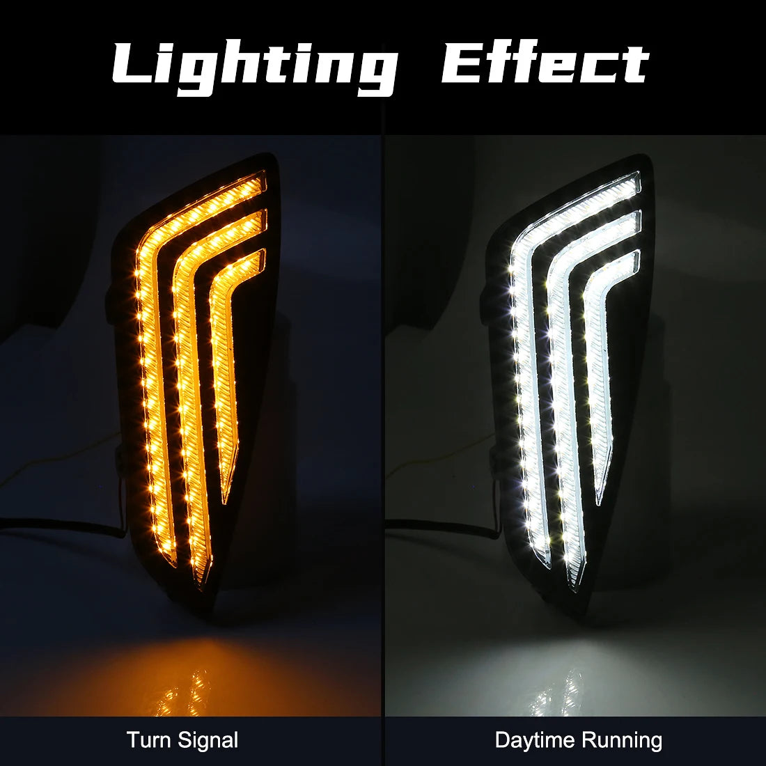 LED DRL For Toyota Sienna 2021 Daytime Running Lights Start-Up Animation Front Bumper Driv | AUTOKITSHOP