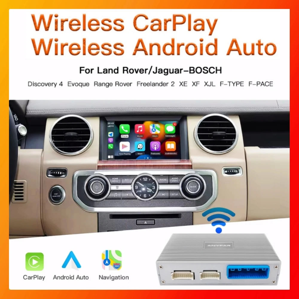 Android Auto Wireless Carplay For Land Rover/Jaguar/Range Rover/Evoque/Discovery 2012-2016 | AUTOKITSHOP