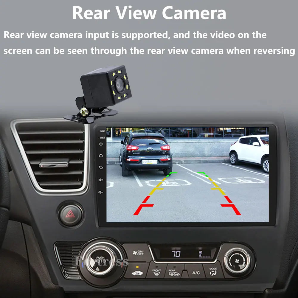 Car Radio Android 16 For Honda Civic 9 2013 2014 2015 2016 Video Player Qualcomm Multimedi