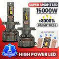 High Power H7 LED Light for Car 15000W Automobile H1 Headlight 9005 HB3 9006 HB4 9012 H4 L