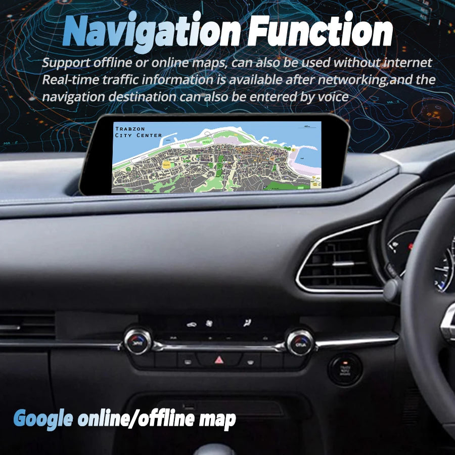 NaviRider 10.25 Inch Car Radio Stereo Multimedia PlayerFor Mazda Cx-30 CX30 Mazda 3 2021-2 | AUTOKITSHOP