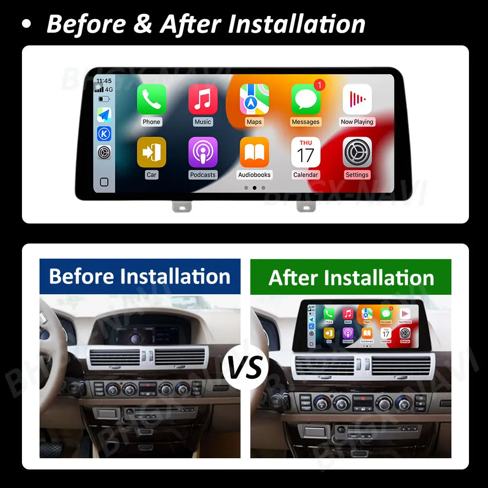 12.3-inch Android 15 Car for BMW 7 Series E65 E66 2004 2005 2006 2007 2008 Radio Multimedi | AUTOKITSHOP