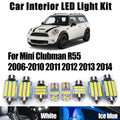 14-Piece LED Interior Light Kit for Mini Clubman R55 2006- 2012 - Canbus Dome Map Door Trunk Bulbs | AUTOKITSHOP