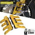For FZ6 FZ-6 FAZER Universal Motorcycle Mudguard Side Protection Mount Shock Absorber Front Fend - Automotive LED Light