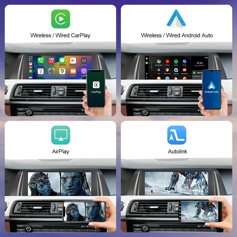 1920*720 Multimedia Car Radio Screen For BMW 5 Series F10 F11 CIC NBT System 2011-2017 Wir | AUTOKITSHOP