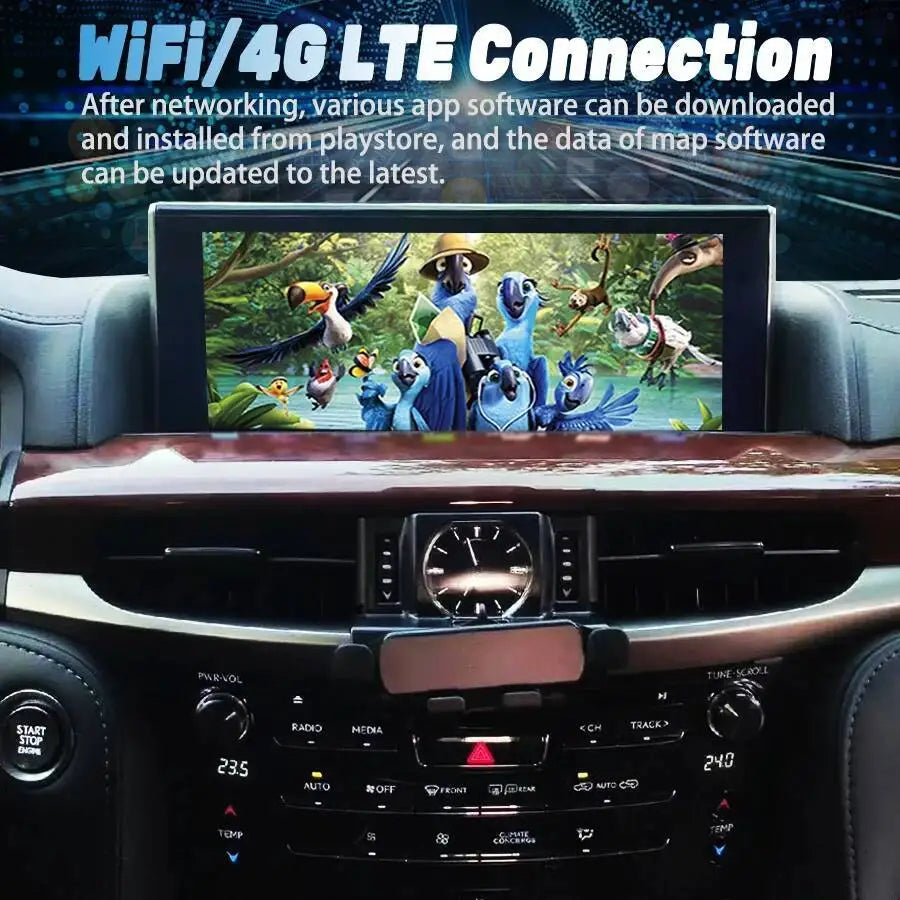 navirider CarPlay Car Multimedia Video Player car radio For LEXUS LX570 2016-2019 head uni