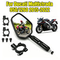 Motorcycle Rearview Mirrors Off Road Wide Side Mirror For Ducati Multistrada 950/1260 2015