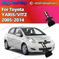 30000LM Canbus H4 LED Headlight Auto Lamp Bulbs 6000K 12V For Toyota YARIS/VITZ 2005-2014