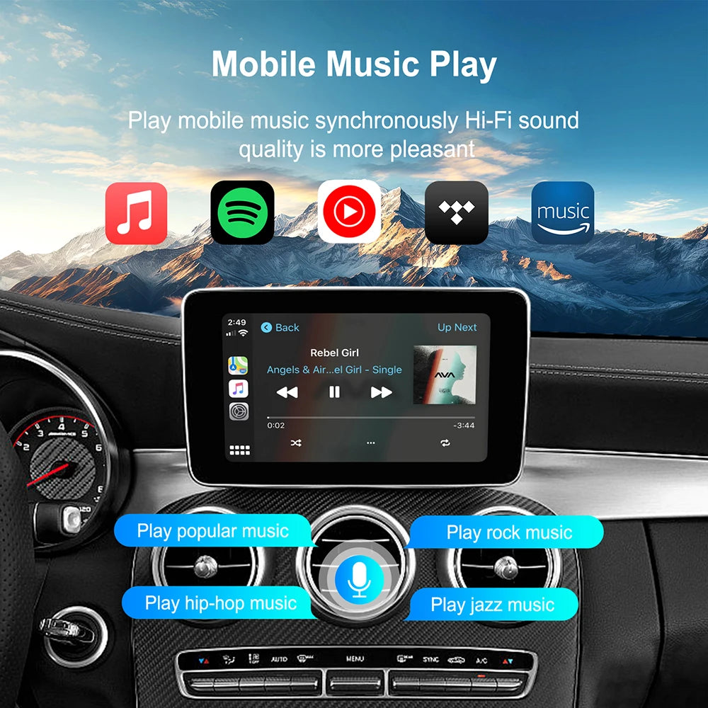 Upgrade Wireless Carplay Suitable For Mercedes Benz C Class GLC W205 V Class W447 NTG5.0 B | AUTOKITSHOP