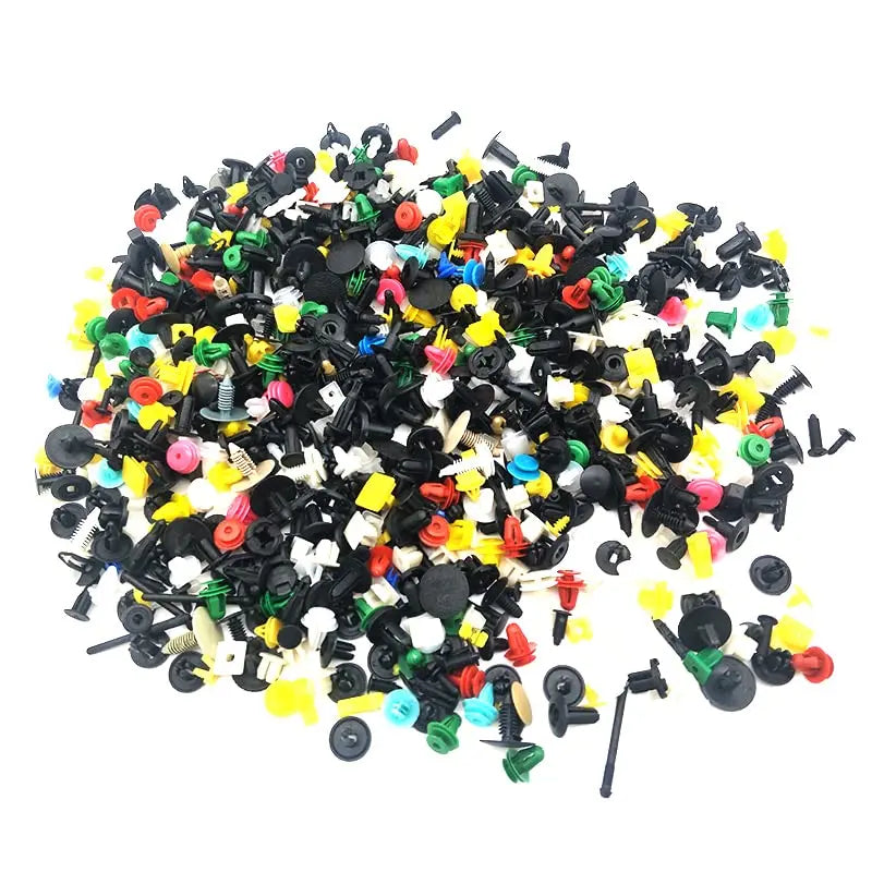 Mixed Plastic Fastener Car Door Panel Fender Bumper Push Rivet Clip Pins