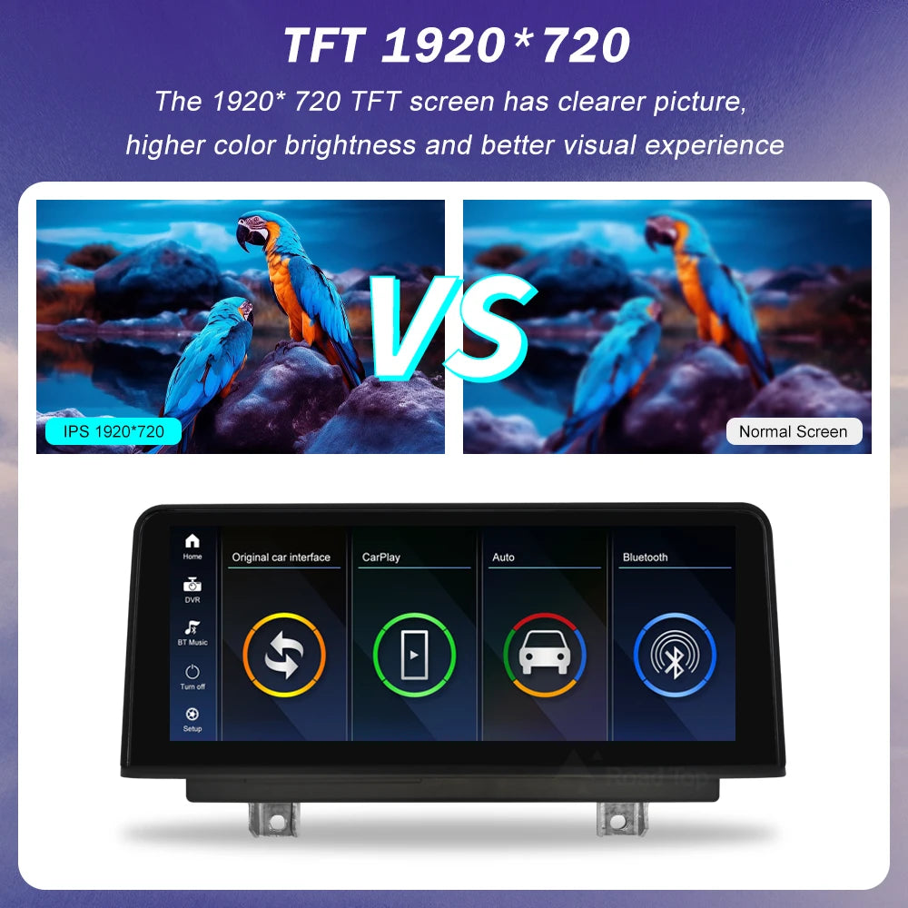 10.25" 12.3" Wireless CarPlay Android Auto 1920*720 Multimedia Display Screen For BMW Seri | AUTOKITSHOP