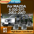 KINGSOFE H1 150W Led Lights 30000Lm Car Headlight Auto Lamp For MAZDA 6 GG GY 2002 2003 20