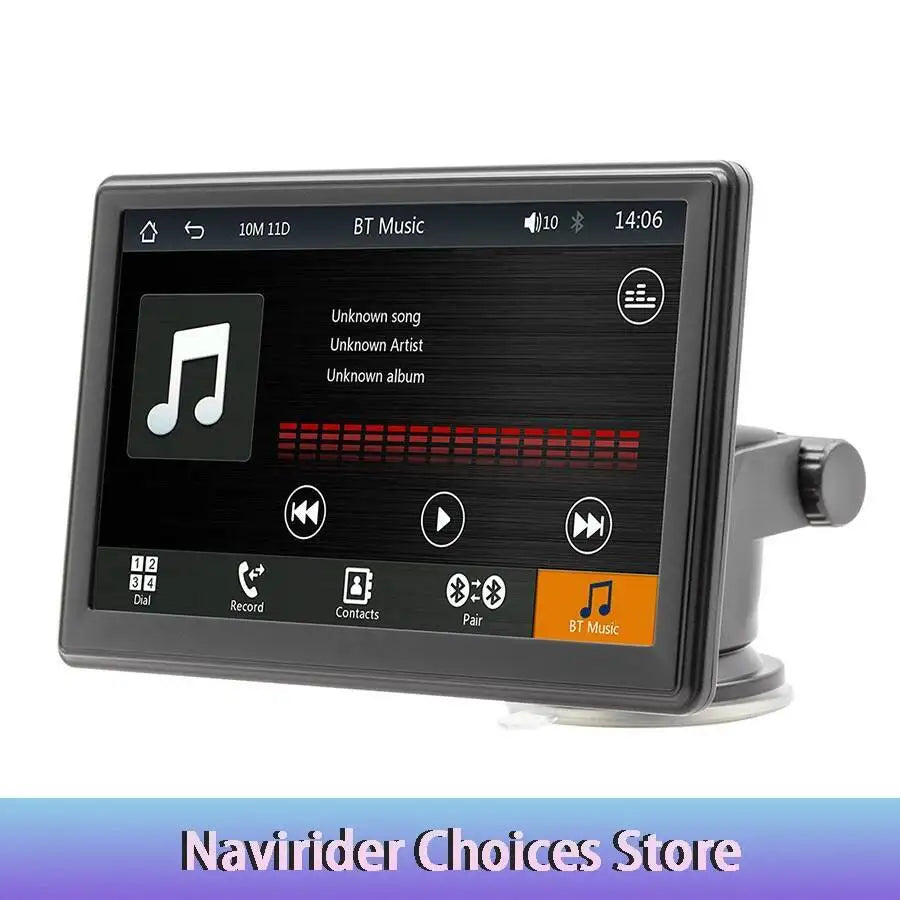 7inch Auto Wireless CarPlay Car Radio WiFi GPS FM HD Bluetooth Multimedia Touch Screen Uni