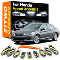 15Pcs Auto LED Bulb Interior Dome Reading Trunk Sun Visor License Plate Light Kit For Honda Acco - Canbus LED Car Light
