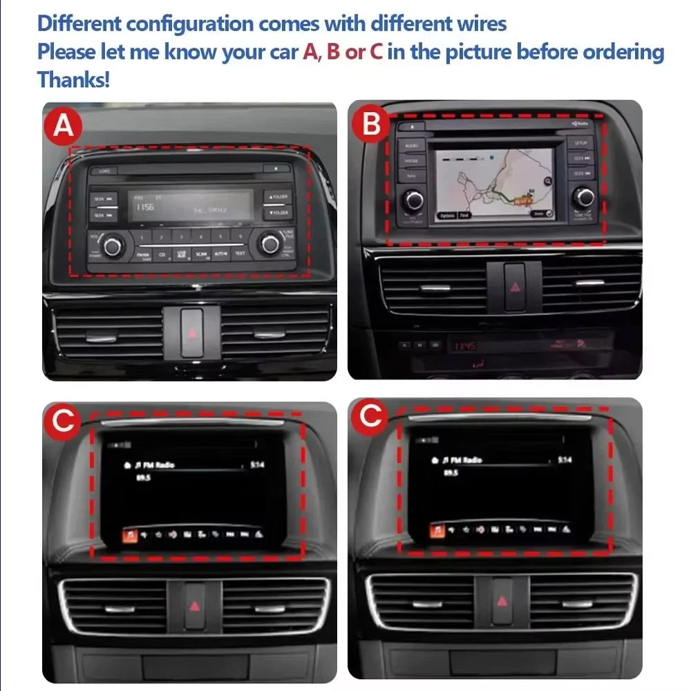 Android 16 For Mazda 6 Gj Atenza 2012 2013 2014 2015 2016 2017 Carplay Car Multimedia Car  | AUTOKITSHOP