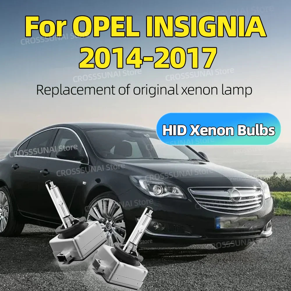 HID D3S 35W Xenon 6000K Auto Lamp Car Headlight Upgrade For OPEL INSIGNIA 2014 2015 2016 2