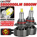 Ultra Bright 5800W 360 Degree LED Headlight Bulbs 5800000LM H1 H7 H11 H8 H9 9005 HB3 9006