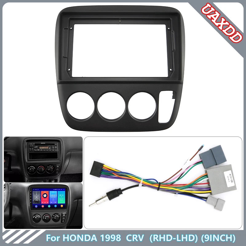 2 Din Car Multimedia Player Accessories Radio Dashboard Fascia Screen Video Audio Frame Ca