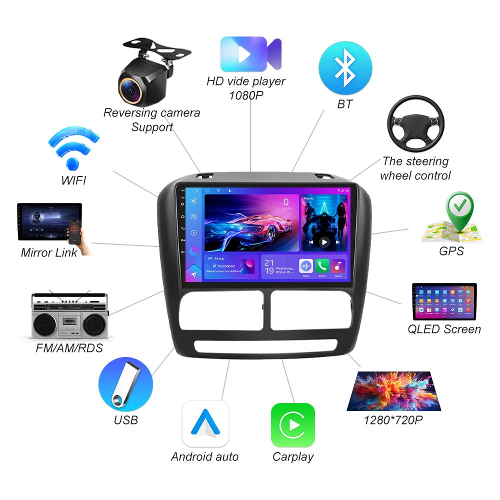 Android 16 For Fiat Doblo 2010-2015 Opel Combo Tour 2011-2018 Car Radio Carplay Auto Multi | AUTOKITSHOP