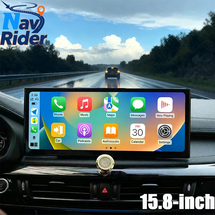 15.8inch Android 13 Carplay For BMW X5 X6 F15 F16 2013-2018 DSP Stereo Car Radio Multimedi