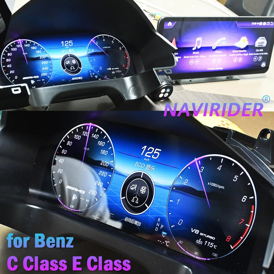 CockPit LCD Car Digital Cluster InstrumentFor Mercedes Benz GLC C-Class C Class W205 NGT 5