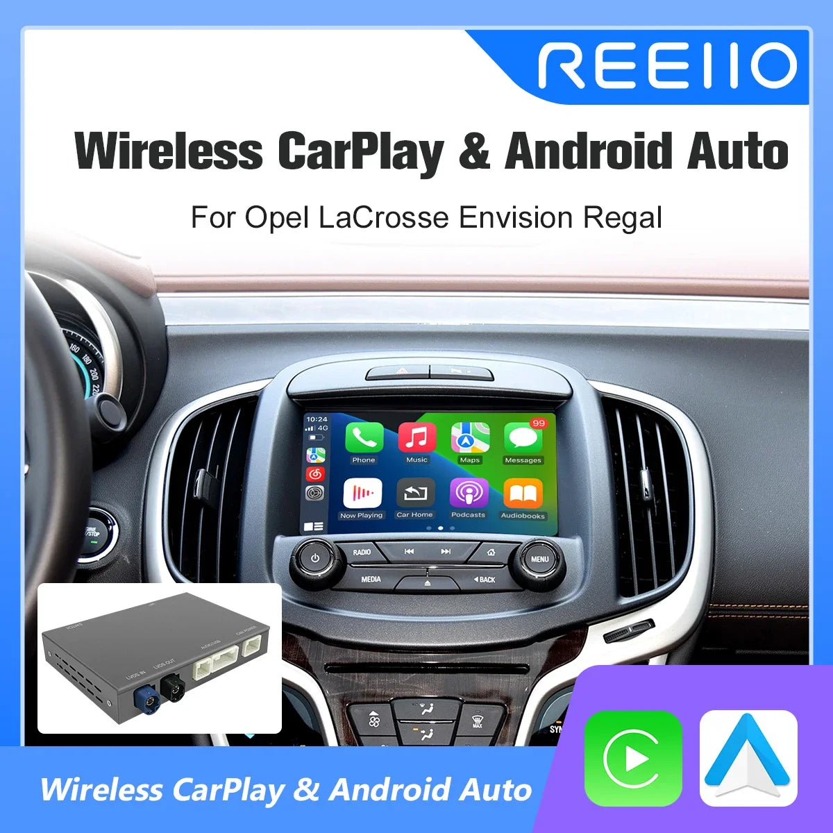 Wireless Carplay For opel Mokka Buick Regal insignia 2013-2018 Zafira Cascada Android Auto