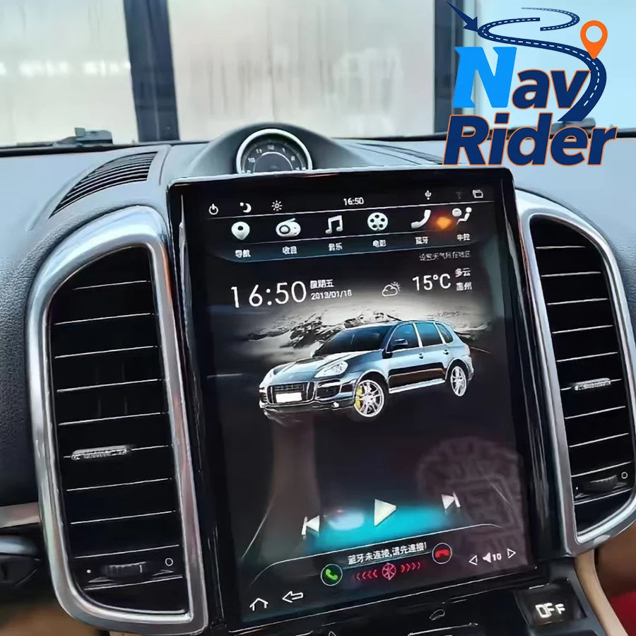 Car GPS Stereo Video Player DSP Head Unit 9.7Inch Android 15 For Porsche Cayenne 2011-2017 | AUTOKITSHOP