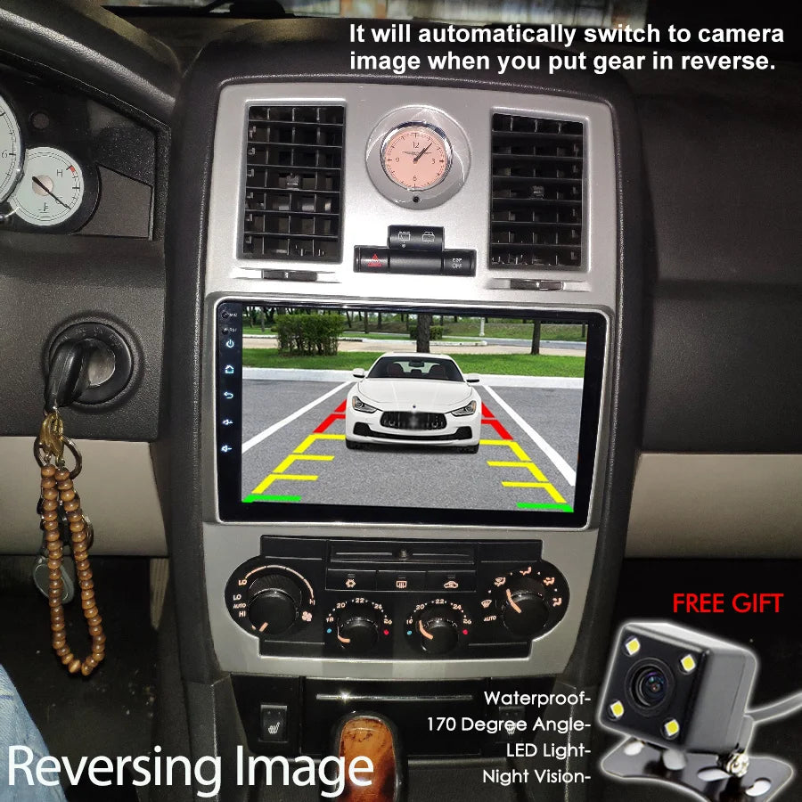 8+128GB Car Radio 2Din Android 14 Multimedia Player Auto audio For Chrysler Aspen 300C 200