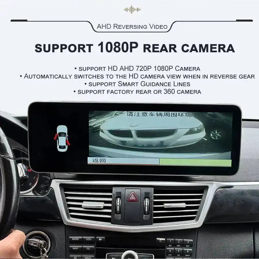 Multimedia Player Screen Wireless CarPlay Android Auto Bluetooth GPS Stereo 14.9" For Merc | AUTOKITSHOP