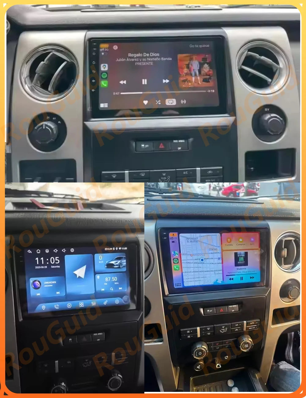 Android Auto Carplay Car Radio For Ford F150 P415 Raptor 2008 2009 2010 2011 2012 2013 201 | AUTOKITSHOP