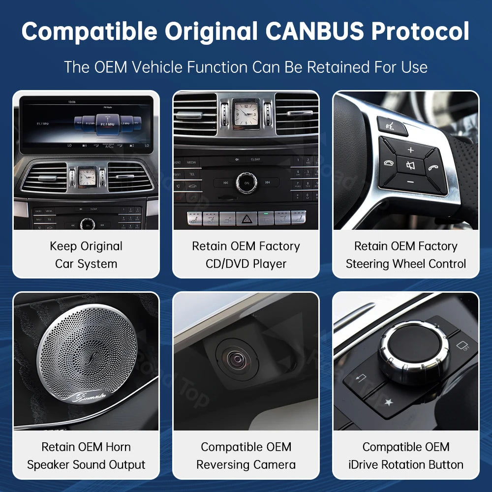 12.3 Multimedia Display For Benz E Coupe W207 2009-2016 NTG4.0 4.5 5.0 LHD Touch Screen Wi | AUTOKITSHOP