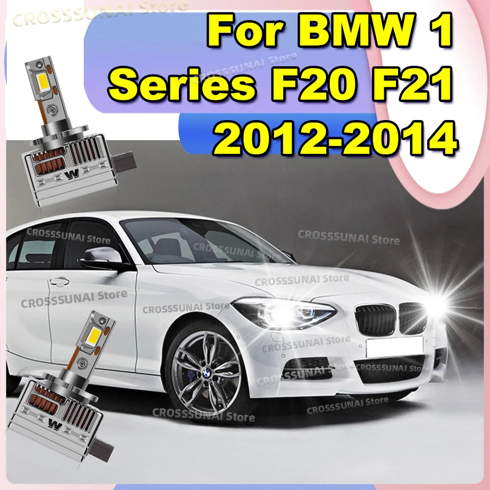 LED CANBUS Headlight Bulbs Super Bright Xenon Lights 6000K For BMW 1 Series F20 F21 2012 2