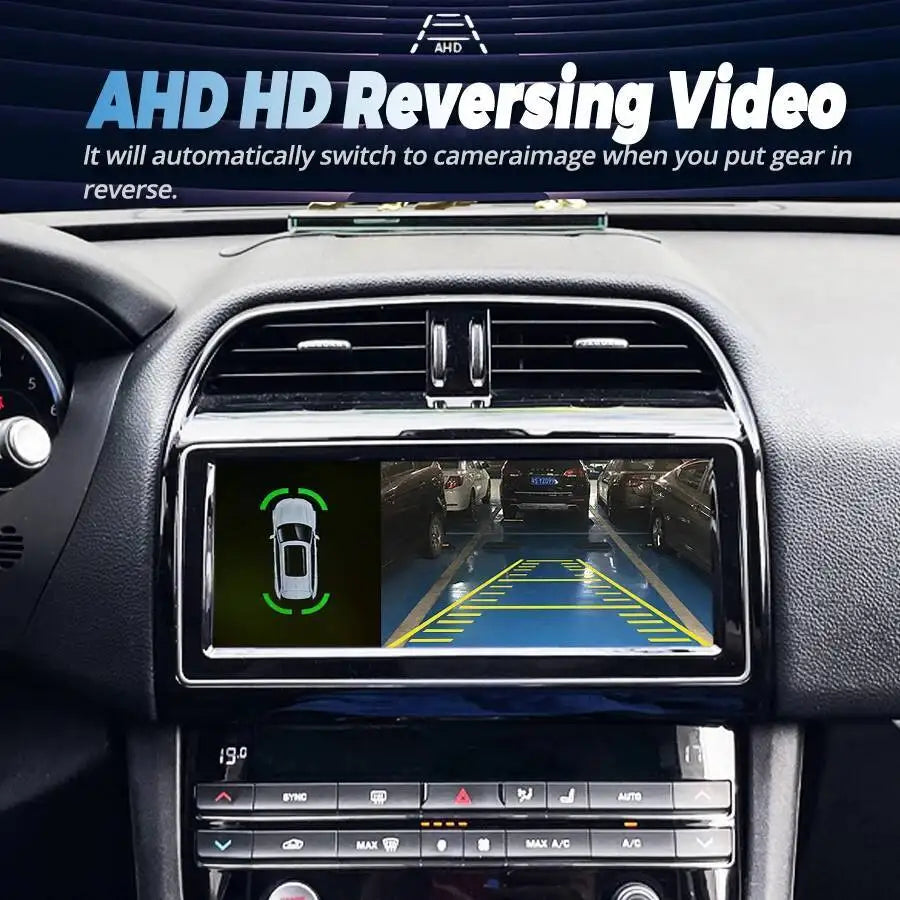 Android 15 10.25'' Car multimedia video player HU DSP Carplay QLED Screen For Jaguar XE F