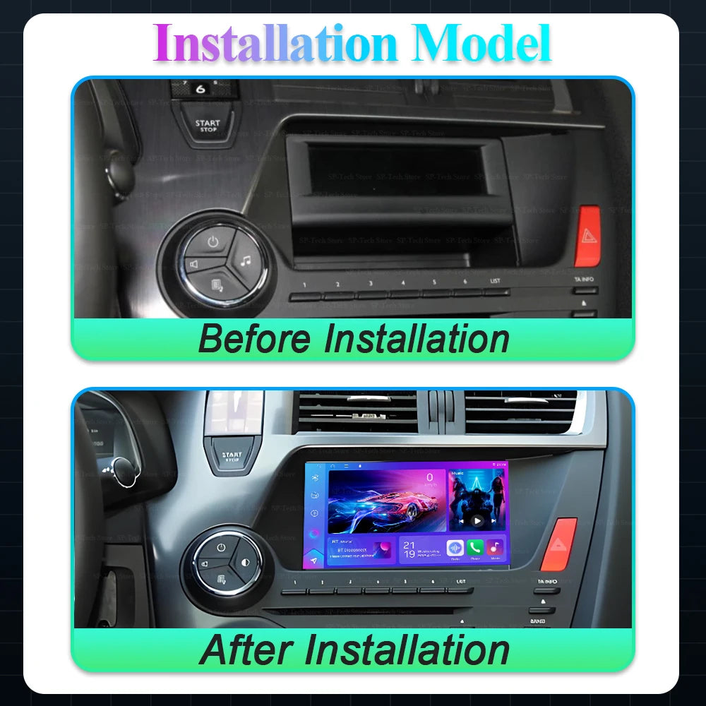 Carplay Android 16 For Peugeot 508 508sw & For Citroen Ds 5 Ds5 508 Video Car Radio No 2di | AUTOKITSHOP
