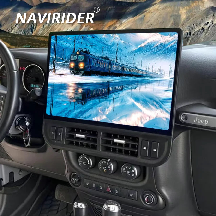 16.8" Android Touch Screen For Jeep Wrangler 2011-2017 Multimedia Video Player Carplay Car | AUTOKITSHOP